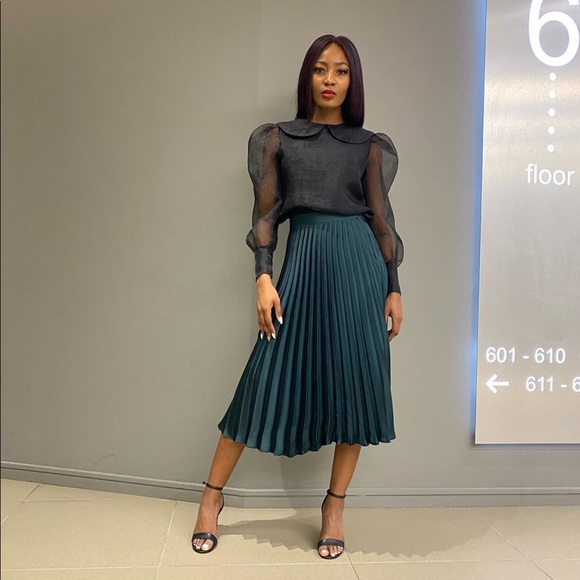 Zara organza blouse bloggers favorite - Picture 2 of 9